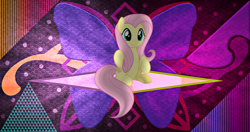 Size: 4096x2160 | Tagged: safe, artist:cencerberon, artist:laszlvfx, derpibooru import, edit, fluttershy, pegasus, pony, cute, daaaaaaaaaaaw, female, shyabetes, sitting, solo, vector, wallpaper, wallpaper edit