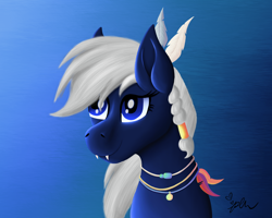 Size: 2500x2000 | Tagged: safe, artist:diamond06mlp, derpibooru import, oc, oc only, earth pony, pony, braid, bust, female, gradient background, mare, signature, solo