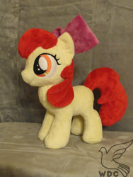 Size: 480x640 | Tagged: safe, artist:whitedove-creations, derpibooru import, apple bloom, earth pony, pony, female, filly, irl, photo, plushie