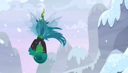 Size: 1452x828 | Tagged: safe, derpibooru import, screencap, queen chrysalis, starlight glimmer, season 9, the ending of the end, cocoon, ultimate chrysalis