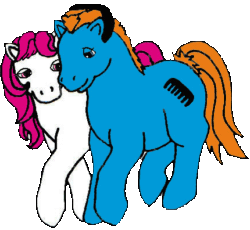 Size: 430x396 | Tagged: safe, artist:teddy, derpibooru import, sweetheart, teddy, g1, my little pony tales, shipping, simple background, tedheart, transparent background