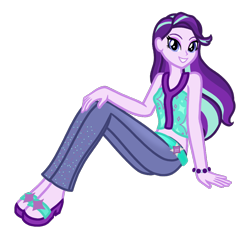 Size: 950x890 | Tagged: safe, artist:wavebreeze234, derpibooru import, starlight glimmer, equestria girls, clothes, female, simple background, solo, transparent background