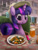 Size: 1323x1746 | Tagged: safe, artist:mandumustbasukanemen, derpibooru import, twilight sparkle, pony, female, food, hat, mare, solo