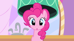 Size: 1920x1080 | Tagged: safe, derpibooru import, screencap, pinkie pie, earth pony, pony, season 1, the best night ever, cute, diapinkes, female, looking at you, mare, solo
