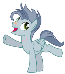 Size: 1156x1328 | Tagged: safe, artist:venomous-cookietwt, derpibooru import, oc, pegasus, pony, base used, magical gay spawn, male, offspring, parent:soarin', parent:thunderlane, parents:soarilane, simple background, solo, stallion, transparent background