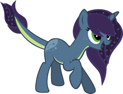 Size: 659x504 | Tagged: safe, artist:flower-dash, derpibooru import, oc, oc only, oc:night crystal, dracony, hybrid, freckles, green eyes, horn, interspecies offspring, offspring, open mouth, open smile, parent:rarity, parent:spike, parents:sparity, raised hoof, raised leg, simple background, smiling, solo, standing, transparent background