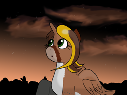 Size: 1024x768 | Tagged: safe, artist:tranzmuteproductions, derpibooru import, oc, oc only, alicorn, pony, :o, alicorn oc, coat markings, eyelashes, female, horn, mare, night, open mouth, outdoors, socks (coat marking), wings