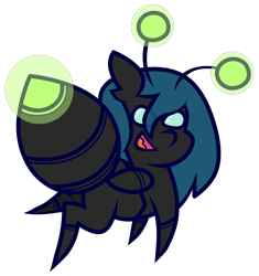 Size: 3024x3216 | Tagged: safe, artist:threetwotwo32232, derpibooru import, queen chrysalis, bug pony, changeling, insect, pony, abdomen, antennae, simple background, solo, transparent background