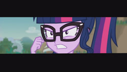 Size: 3410x1920 | Tagged: safe, derpibooru import, screencap, sci-twi, twilight sparkle, better together, equestria girls, friendship math, beach, female, glasses, high res, ponytail, solo