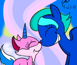 Size: 2250x1900 | Tagged: safe, artist:chchcartoons, derpibooru import, oc, oc:aqua marina, cat, pegasus, eyes closed, happy, pegasus oc, unikitty