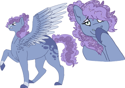 Size: 1015x710 | Tagged: safe, artist:dr4m4-qu33n, derpibooru import, oc, oc only, oc:shady skies, pegasus, pony, bedroom eyes, bust, colored hooves, crack ship offspring, ethereal mane, eyelashes, female, mare, offspring, parent:princess luna, parent:svengallop, pegasus oc, raised hoof, raised leg, simple background, smiling, solo, starry mane, story included, transparent background, wings