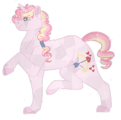 Size: 1004x994 | Tagged: safe, artist:dr4m4-qu33n, derpibooru import, oc, oc only, crystal pony, pony, unicorn, horn, male, offspring, parent:princess cadance, parent:shining armor, parents:shiningcadance, raised hoof, raised leg, simple background, smiling, solo, stallion, transparent background, unicorn oc