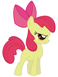 Size: 4500x6000 | Tagged: safe, artist:90sigma, derpibooru import, apple bloom, earth pony, pony, bridle gossip, female, filly, simple background, solo, transparent background, vector