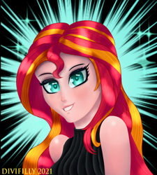 Size: 2704x3000 | Tagged: safe, artist:divifilly, derpibooru import, sunset shimmer, human, equestria girls, solo