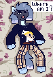 Size: 640x919 | Tagged: safe, artist:renka2802, derpibooru import, oc, oc only, pony, pixel art, solo