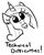 Size: 365x454 | Tagged: safe, artist:jargon scott, derpibooru import, princess cadance, alicorn, pony, black and white, close-up, featured image, female, grayscale, hi anon, mare, meme, monochrome, simple background, solo, technical difficulties, white background