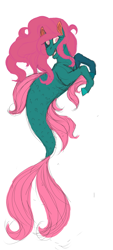 Size: 1067x2369 | Tagged: safe, derpibooru import, pony, sea pony, seapony (g4), concept art, solo