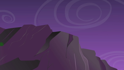 Size: 1280x720 | Tagged: safe, derpibooru import, screencap, friendship is magic, background, cliff, cloud, everfree forest, night, no pony, scenic ponyville