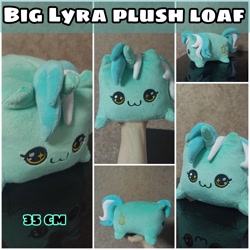 Size: 3464x3464 | Tagged: safe, artist:kuroran, derpibooru import, lyra heartstrings, pony, unicorn, advertisement, irl, lyra plushie, photo, plushie, ponyloaf