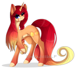 Size: 3808x3384 | Tagged: safe, artist:darkjillmlp123, derpibooru import, oc, oc only, oc:solar wind, pony, unicorn, female, looking at you, mare, one eye closed, simple background, smiling, smiling at you, solo, transparent background, white outline, wink, winking at you