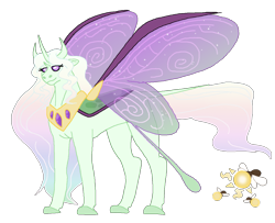 Size: 1327x1080 | Tagged: safe, artist:dr4m4-qu33n, derpibooru import, oc, oc only, changedling, changeling, changedling oc, changeling oc, female, interspecies offspring, offspring, parent:princess celestia, parent:thorax, peytral, simple background, solo, transparent background