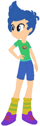 Size: 166x510 | Tagged: safe, artist:selenaede, artist:user15432, derpibooru import, human, equestria girls, legend of everfree, barely eqg related, base used, bubble guppies, camp everfree logo, camp everfree outfits, camping outfit, clothes, crossover, equestria girls style, equestria girls-ified, gil (bubble guppies), hand on hip, nick jr., nickelodeon, purple shoes, shoes, sneakers, socks, striped socks