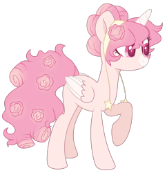 Size: 2100x2165 | Tagged: safe, artist:bubblestormx, derpibooru import, oc, oc:rosalia, alicorn, pony, female, mare, simple background, solo, transparent background