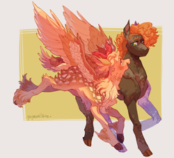 Size: 2200x2000 | Tagged: safe, artist:yuyusunshine, derpibooru import, oc, oc only, oc:jasper gala, oc:sugarbee, earth pony, pegasus, pony, adopted offspring, female, male, mare, parent:applejack, stallion