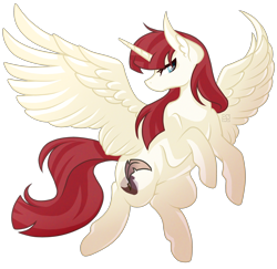 Size: 3600x3500 | Tagged: safe, artist:amazing-artsong, derpibooru import, oc, oc only, oc:fausticorn, alicorn, pony, ear fluff, ears, female, flying, high res, mare, milestone celebration, simple background, solo, spread wings, transparent background, wings