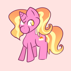 Size: 500x500 | Tagged: safe, artist:dancinragdolls, derpibooru import, luster dawn, pony, unicorn, female, simple background, solo