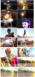 Size: 1033x2280 | Tagged: safe, derpibooru import, screencap, midnight sparkle, twilight sparkle, equestria girls, dino charge, eye, female, fight, ganretsu punch, kuuretsu punch, kyoryuger, kyoryured, kyoryusilver, photo, power rangers, power rangers dino charge, red ranger, silver ranger, super sentai, zyuden sentai kyoryuger