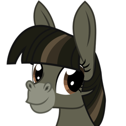 Size: 469x469 | Tagged: safe, artist:the smiling pony, derpibooru import, twilight sparkle, donkey, .svg available, donkified, looking at you, simple background, smiling, solo, species swap, svg, transparent background, vector