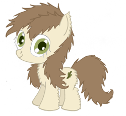 Size: 3270x2993 | Tagged: safe, artist:anonymous, oc, oc only, oc:yelovaya lapka, pony, colored, female, filly, looking at you, simple background, smiling, snowpony (species), solo, taiga pony, white background