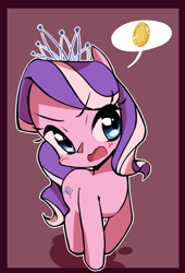 Size: 1054x1554 | Tagged: safe, artist:moka, derpibooru import, diamond tiara, earth pony, pony, bits, female, filly, solo