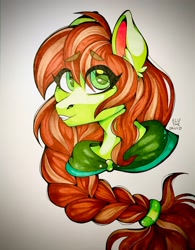 Size: 2527x3236 | Tagged: safe, artist:eluthedruid, derpibooru import, oc, oc only, pony, bust, female, portrait, solo, traditional art