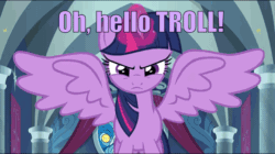 Size: 960x538 | Tagged: safe, edit, edited screencap, editor:undeadponysoldier, screencap, spike, twilight sparkle, twilight sparkle (alicorn), alicorn, twilight's kingdom, >:(, angry, big sister, female, furious, glowing eyes, glowing horn, godlike, gritted teeth, horn, implied spike, it was at this moment that he knew he fucked up, looking at you, magic, mare, menacing, protective, rage, response, spike justice warriors, spikelove, talking to viewer, threat, threatening, white eyes