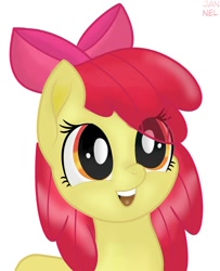 Size: 1000x1229 | Tagged: safe, artist:janelearts, derpibooru import, apple bloom, earth pony, pony, female, filly, solo