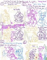 Size: 4779x6013 | Tagged: safe, artist:adorkabletwilightandfriends, derpibooru import, moondancer, starlight glimmer, twilight sparkle, twilight sparkle (alicorn), oc, oc:rachel, alicorn, comic:adorkable twilight and friends, adorkable, adorkable twilight, buzzed, car, cleaning, clothes, comic, cute, disappointed, disappointment, disapproval, dork, driving, drunk, friendship, glasses, gross, grossed out, hiccup, humor, magic, nervous, responsibility, scared, seatbelt, sick, sitting, slice of life, sneeze spray, sneezing, snot, sweater, tipsy