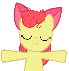 Size: 7000x7186 | Tagged: safe, artist:rdmlp, derpibooru import, apple bloom, earth pony, pony, apple family reunion, season 3, absurd resolution, apple bloom's bow, bow, eyes closed, female, filly, hair bow, messy mane, simple background, sleeping, smiling, solo, transparent background, vector