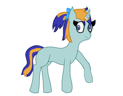 Size: 708x552 | Tagged: safe, artist:samipiplup, derpibooru import, oc, oc:bluebird, pony, unicorn, 2017, female, offspring, parent:pumpkin cake, solo