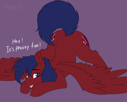 Size: 3300x2650 | Tagged: safe, artist:trast113, derpibooru import, oc, oc:trast, pegasus, pony, digital art, face down ass up, jacko challenge, male, meme, open mouth, raised tail, solo, spread wings, stallion, tail, wings
