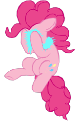 Size: 1280x1996 | Tagged: safe, artist:benpictures1, artist:chedx, pinkie pie, earth pony, pony, comic:the storm kingdom, my little pony: the movie, bad end, covering face, crystal of light, female, implied tempest shadow, inkscape, mare, simple background, solo, transparent background, vector