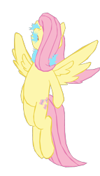 Size: 1280x2242 | Tagged: safe, artist:benpictures1, artist:chedx, fluttershy, pegasus, pony, comic:the storm kingdom, my little pony: the movie, bad end, crystal of light, female, implied tempest shadow, inkscape, mare, simple background, solo, transparent background, vector