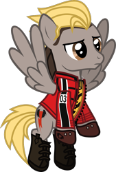 Size: 861x1272 | Tagged: safe, artist:lightningbolt, derpibooru exclusive, derpibooru import, pegasus, pony, .svg available, boots, clothes, danger days: the true lives of the fabulous killjoys, dyed mane, dyed tail, fingerless gloves, flying, frown, gloves, jacket, jewelry, kobra kid, male, mikey way, my chemical romance, necklace, ponified, shirt, shoes, simple background, solo, spread wings, stallion, svg, tail, transparent background, undershirt, vector, wings