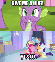 Size: 857x960 | Tagged: safe, edit, edited edit, edited screencap, editor:undeadponysoldier, screencap, applejack, fluttershy, pinkie pie, rainbow dash, rarity, spike, twilight sparkle, alicorn, dragon, earth pony, pegasus, pony, unicorn, equestria games (episode), the ending of the end, best friends, best friends until the end of time, daaaaaaaaaaaw, female, group hug, hug, hug accepted, hug request, mane seven, mane six, mare, spikelove, true friends, twilight's castle, yes