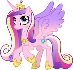Size: 3133x3000 | Tagged: safe, artist:cloudyglow, derpibooru import, princess cadance, alicorn, three's a crowd, .ai available, cutie mark, female, high res, mare, simple background, smiling, solo, transparent background, vector