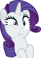 Size: 2590x3649 | Tagged: safe, artist:frownfactory, derpibooru import, rarity, unicorn, spice up your life, female, horn, mare, simple background, solo, transparent background, vector