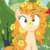 Size: 357x360 | Tagged: safe, derpibooru import, screencap, pear butter, the perfect pear, animated, buttercup, cute, flower, flower in hair, gif, laughing, pearabetes