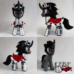 Size: 960x960 | Tagged: safe, artist:larsen toys, derpibooru import, king sombra, pony, photo, plushie, solo, toy