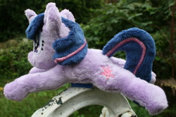 Size: 2000x1325 | Tagged: safe, artist:bastler, derpibooru import, twilight sparkle, unicorn twilight, pony, unicorn, irl, photo, plushie